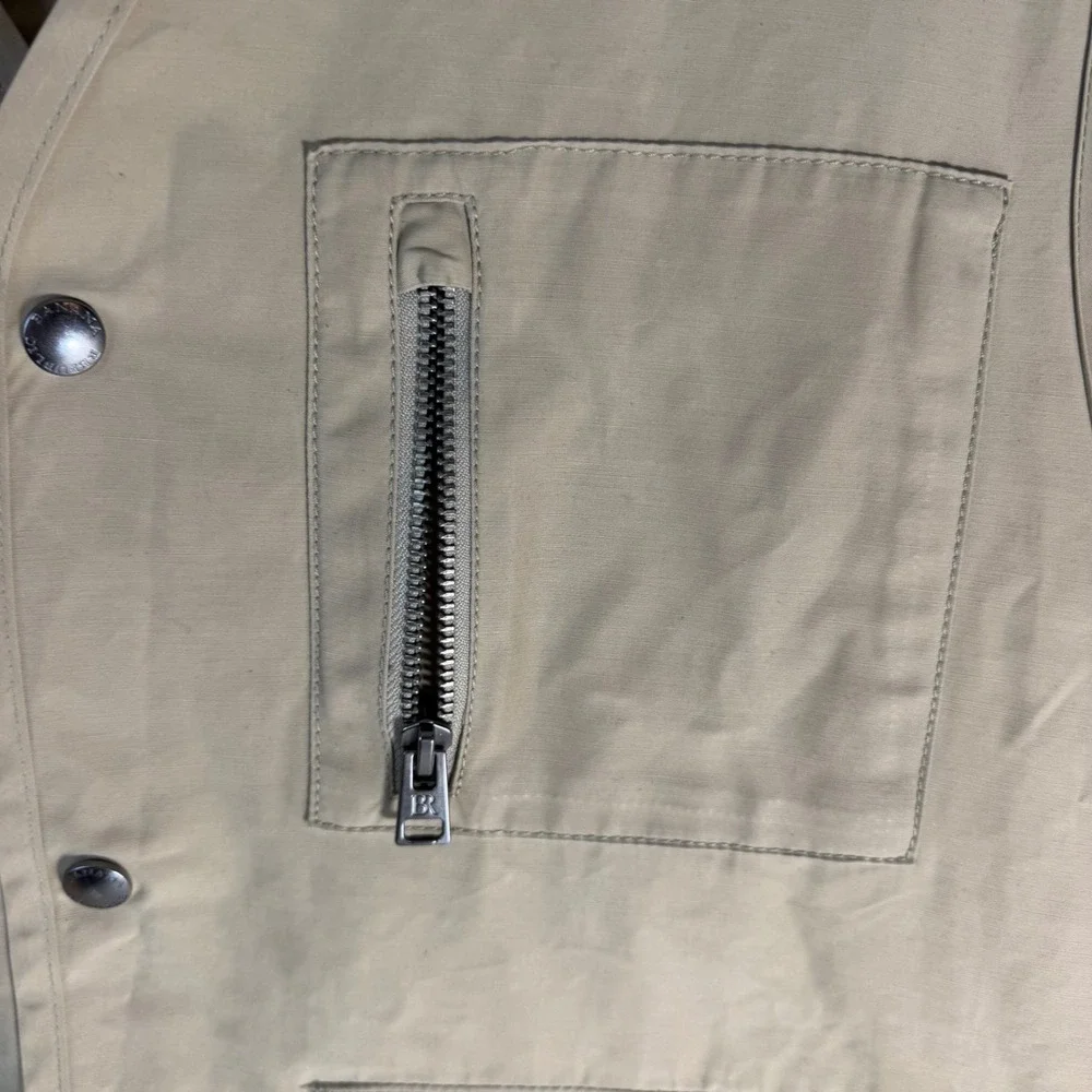 Banana Republic Heritage Expedition Utility Vest Khaki Tan Safari Graphic XL
